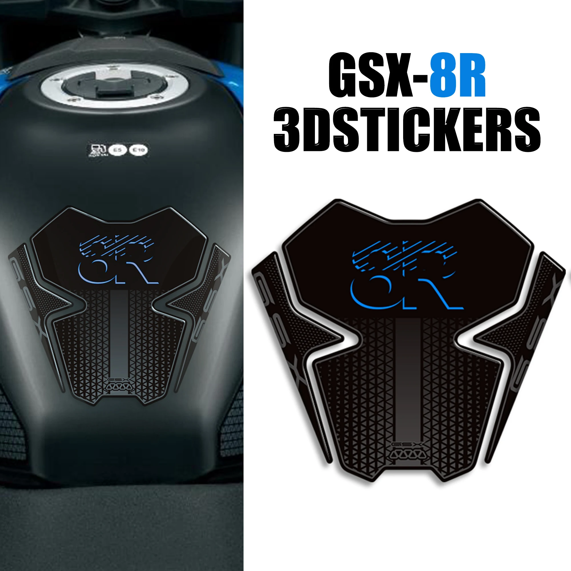 GSX-8R GSX 8R GSX8R For Suzuki Motorcycle Tank Pad Side Grips Gas Fuel Oil Kit Knee Protection Stickers Decals adhesive2024 2025