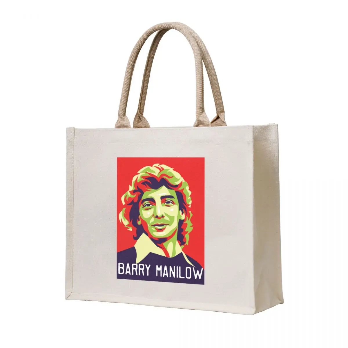 

Mens Funny Famous Barry Manilow Singer Gifts For Music Fans Tote Bag Women's beach bags tote bag men's
