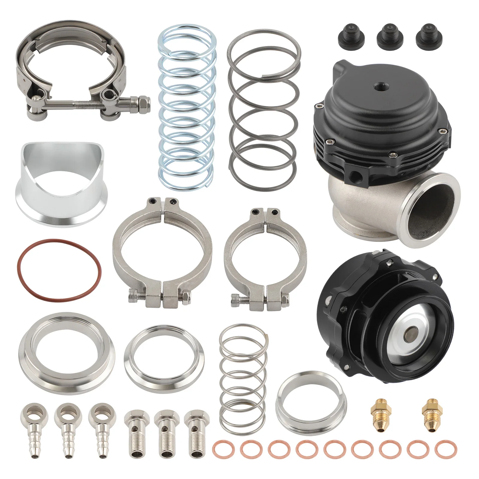 44mm V-Band External Wastegate with Hardwares 50mm Blow Off Valve Kit