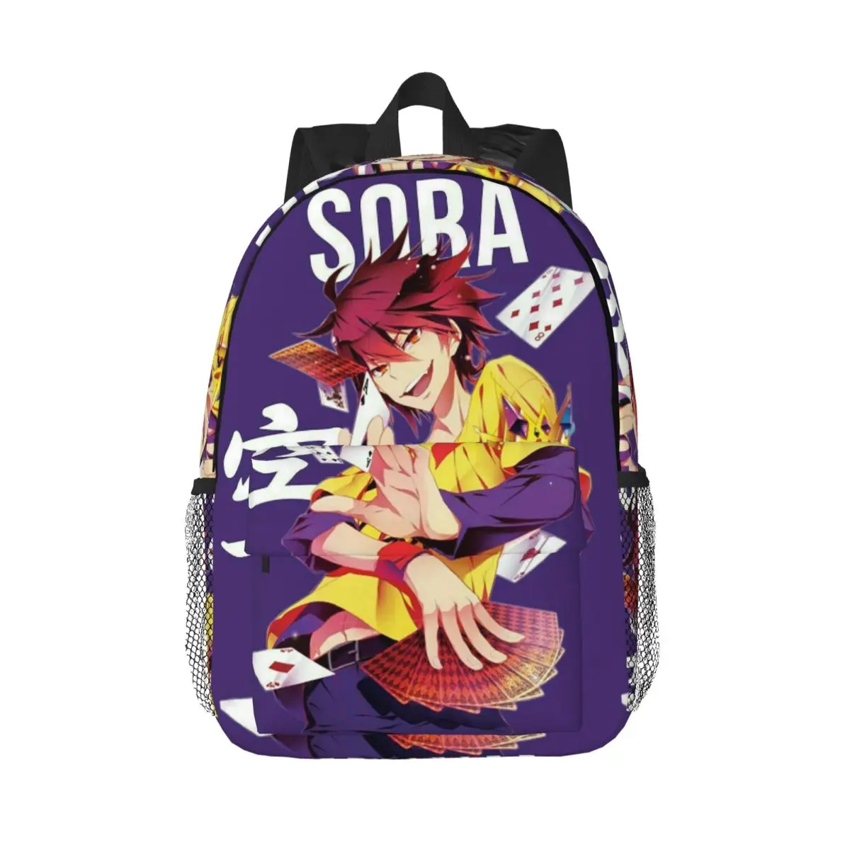 لا لعبة لا حياة أنيمي الكرتون على ظهره رائجة البيع Daypack سعة كبيرة بنين بنات BookBag حقائب كتف للرجال والنساء حقيبة مدرسية