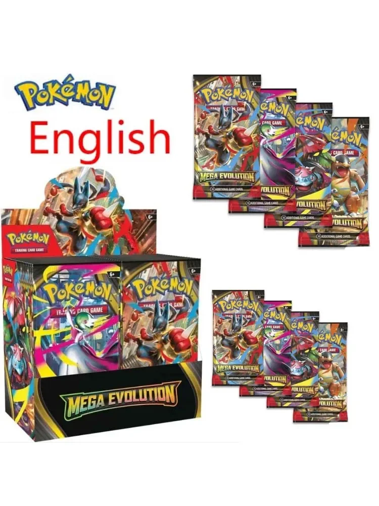 2026 360 stks/set Pokemoned Kaart MEGA EVOLUTION Pre-groep SCARLET & VIOLE 151 PHANTASMA VLAMMEN Prismatische Engels Booster Battle Card - afbeelding 2