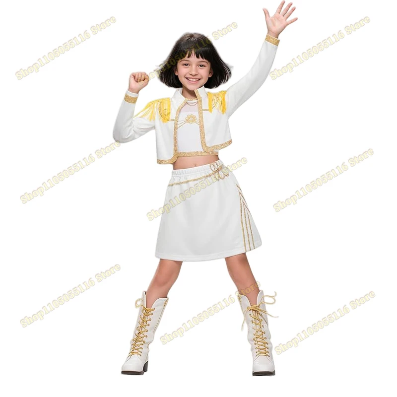 2025 أنيمي Kpop شيطان هنتر تأثيري حلي أداء الملابس هالوين رومي زوي ميرا تأثيري الفتيات نمط الاطفال المرحلة