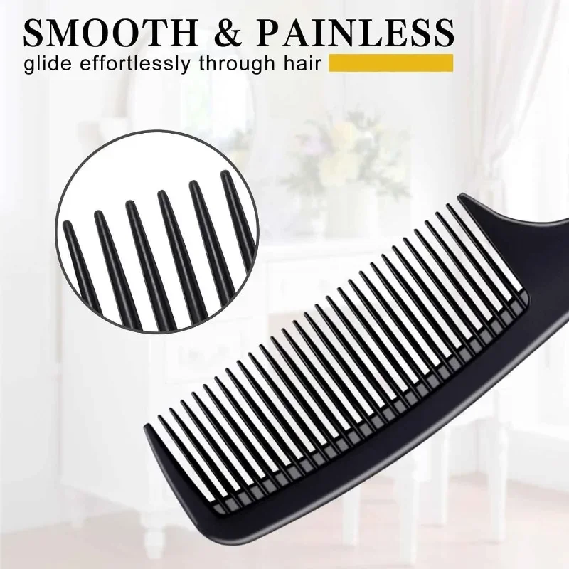 3pcs Barber Hairdressing Combs Multifunction Hair Detangler Comb Anti-static Haircare Hairstyling Tool Set Stylist Accessories