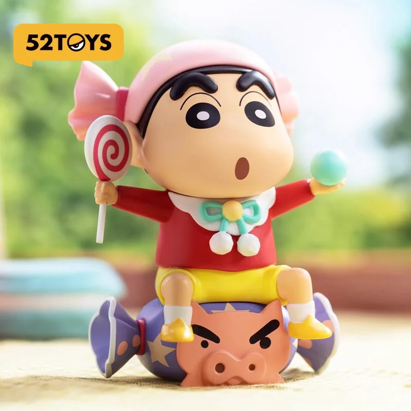 لطيف تلوين شين تشان القلب الوقت سلسلة صندوق أعمى بولي كلوريد الفينيل نموذج الصبي لعبة جمع سطح المكتب زخرفة تمثال عيد الميلاد هدية عيد ميلاد #2