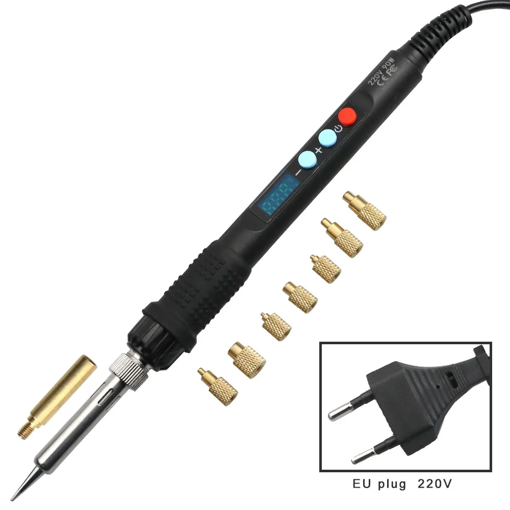 Wärmeeinpresswerkzeug 936 Lötkolben mit M2-M8 Messing-Gewindeeinsatz-Mutternspitze, eingebettetes Kupfermuttern-Set für 3D-Druck