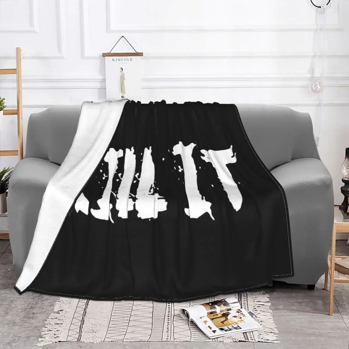 Fashion 2019 Top Mens Rich Piana Kill It 5 Back Print Size Small Bodybuilding Nut Throw Blanket