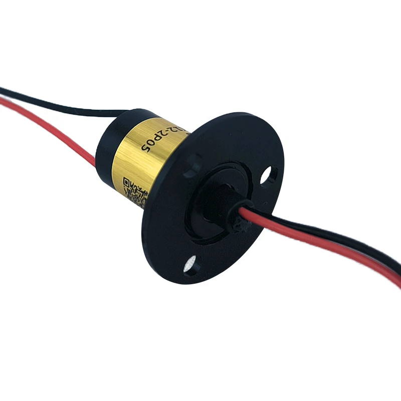 Bus Ring 2 Way 5 Amp OD 12.4mm Rotary Joint for Rotary Tables or Motors Capsule Slip Rings for Electrical Equipment