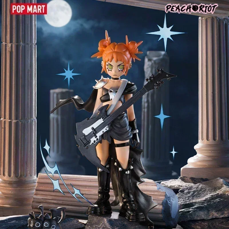 POP MART Peach Riot Power Chords Serie Anime-Figur Blind Box Niedliche Mystery-Puppe Ornament Geschenk Original Spielzeug Überraschungstüte