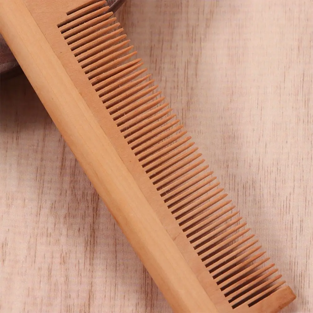 Portable Salon Hair Care Tool Styling Tool Anti-Static Comb Wood Comb Pointed Tail Comb Rat Tail Brush