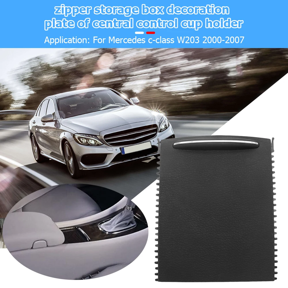 Center Control Roller Blind Cover for Mercedes Benz C-Class W203 Auto Styling Durable Refined Car Interior Accessories