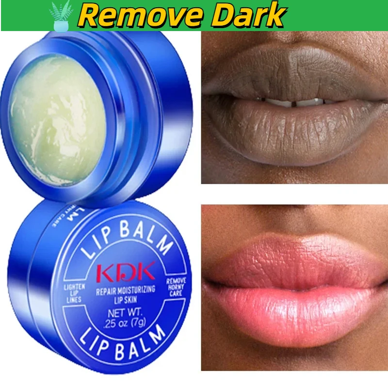 Bálsamo labial de Aloe oscuro, máscara de melanina aclarante, aceite de brillo labial, exfoliante, limpio, hidratante, maquillaje, productos de