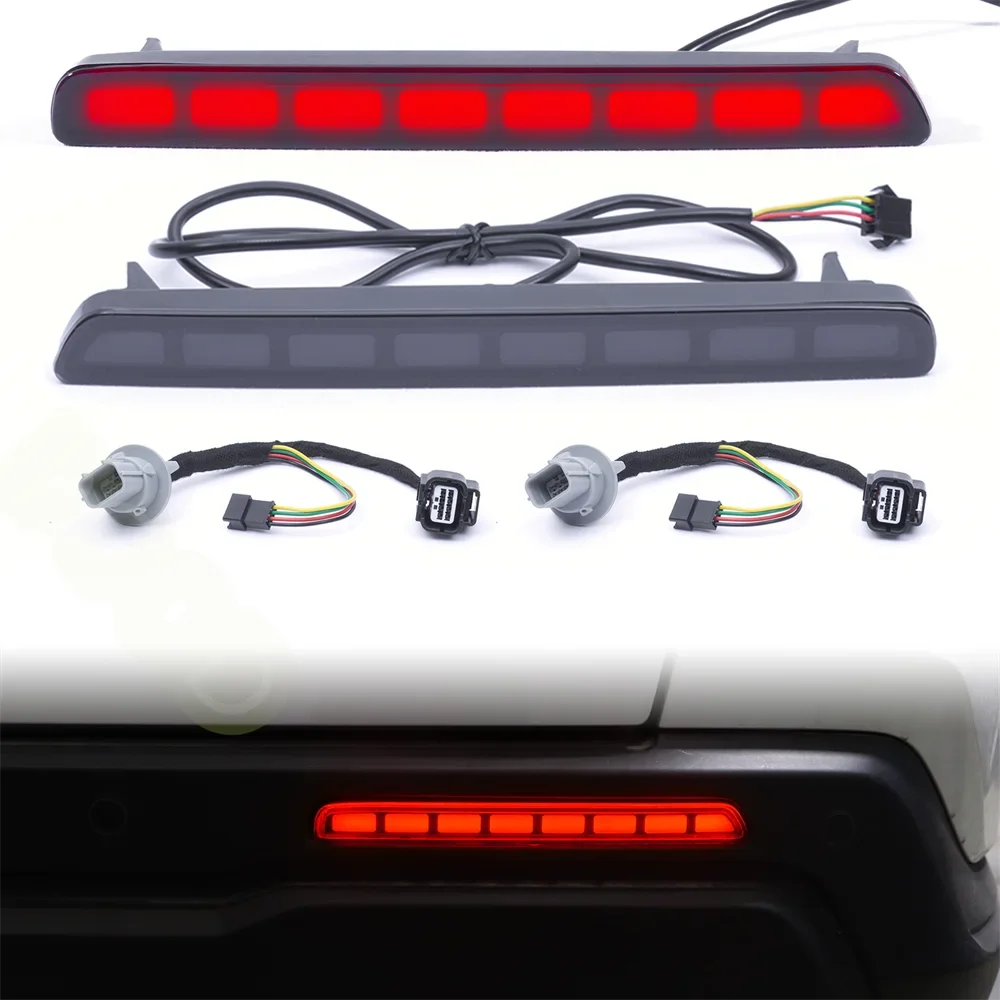 Rear Brake Lights For Honda CRV CR-V 2023 2024 2025 Rear Bumper Fog Lights Lamps Brake Turn Signal Light