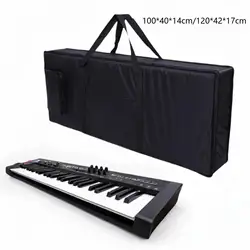 Oxford Cloth Keyboard Case Storage Case Portable Keyboard Bag Electric Piano Case for Music Studio Concert Travel Outdoor