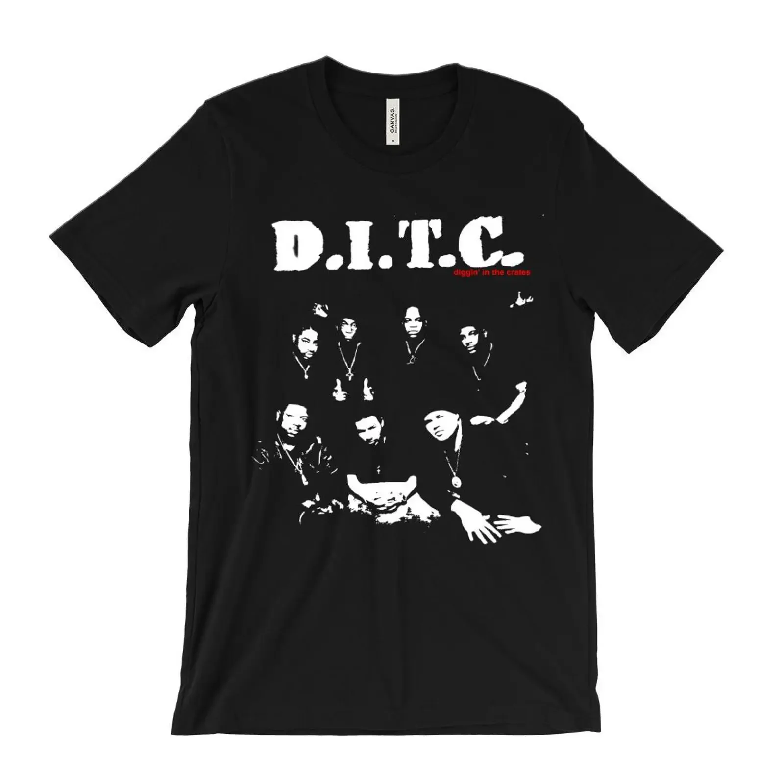 Camiseta D.I.T.C. Fat Joe Lord Finesse Terror Squad Thick Show and AG Diggin In The Crates 90s Boom Bap Hip Hop Big L vintage