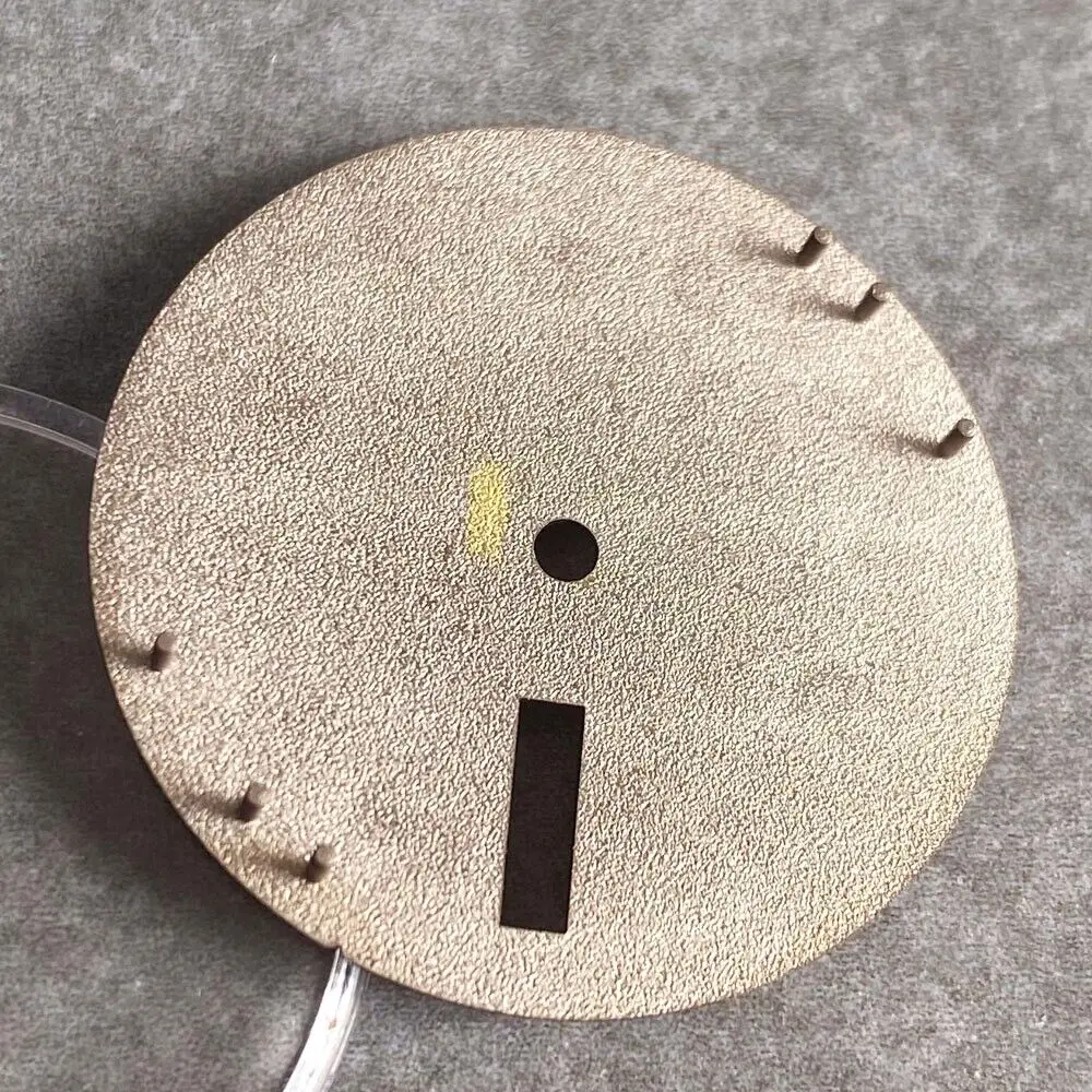 29 มม.สีดํา Luminous Dial Fit 3.8 Crown Dial Vintage Pilot NH35A NH36A