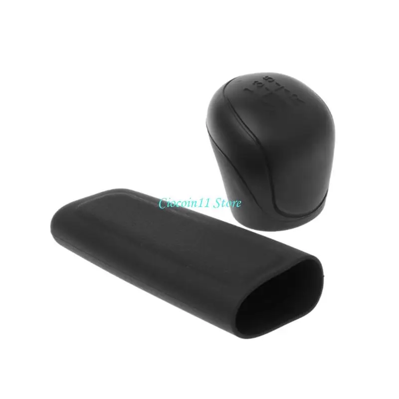 Y1UB Universal Manual Nonslip Car Gear for Head Shift Knob Silicone Cover Handbrake G