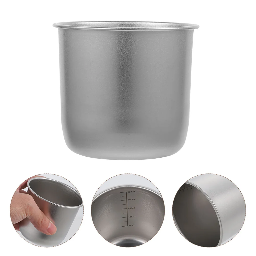 

2Pcs Rice Measuring Cup Stainless Steel for Rice Cooker Household Kitchen Use Clear Scale Cooking Baking Essential