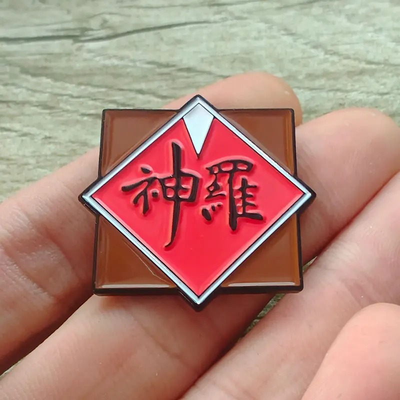 Shinra Coroporation Sign Enamel Pin Inspired By The Final Fantasy 7 Game Lapel Pins for Backpacks Briefcase Badges Brooch