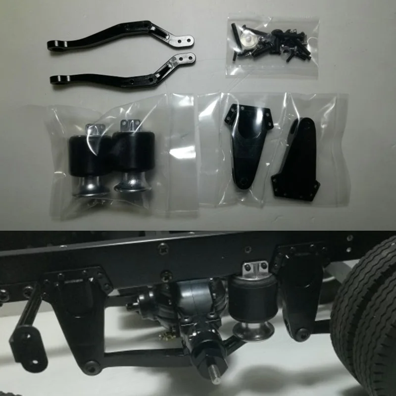 

Simulation Liftable Airbag Suspension System for 1/14 Tamiya RC Truck Trailer Scania 770S Benz Actros Volvo MAN LESU 56335 Parts