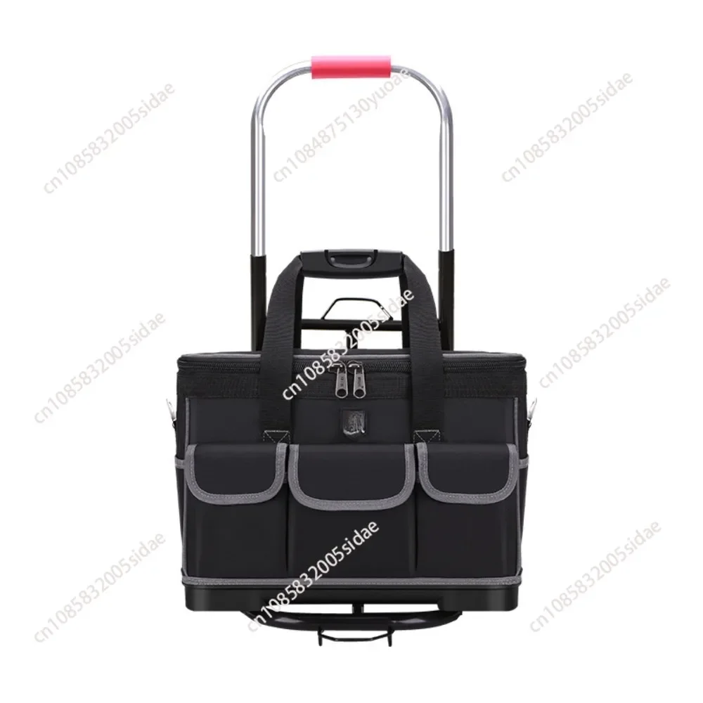 Multifunctional Pull Rod Tool Kit High Capacity Tools Box Electricia Hardware Repair Bag Household Suitcase Tools Storage Cases