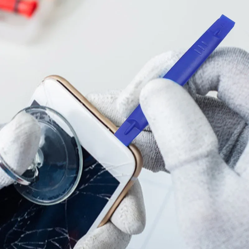 10ชิ้น83มมพลาสติกสีฟ้าชะแลงปลายเปิดเครื่องมือ DIY มือถอดเครื่องมือซ่อมแซมสำหรับโทรศัพท์มือถือแล็ปท็อปคอมพิวเตอร์