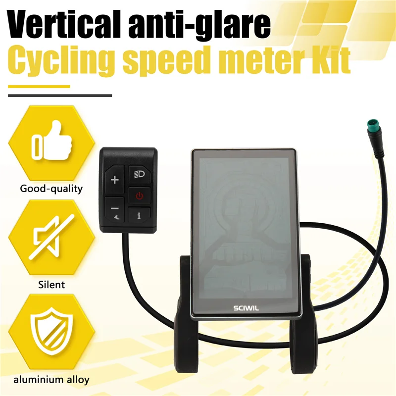 hoes-tachimetro-per-ciclismo-con-display-lcd-funzionale-verticale-anti-riflesso-srm818x-no-2-protocolli-per-e-bike-24v-72v