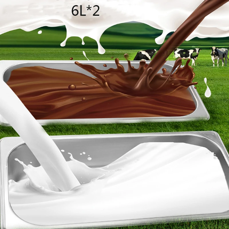 Ice Cream Machine, Commercial Automatic Large And Small Three-Color Cone Soft  220V/110V