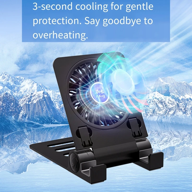 2025 New Adjustable Laptop Stand with Cooling Fan USB Powered Foldable Laptop Holder