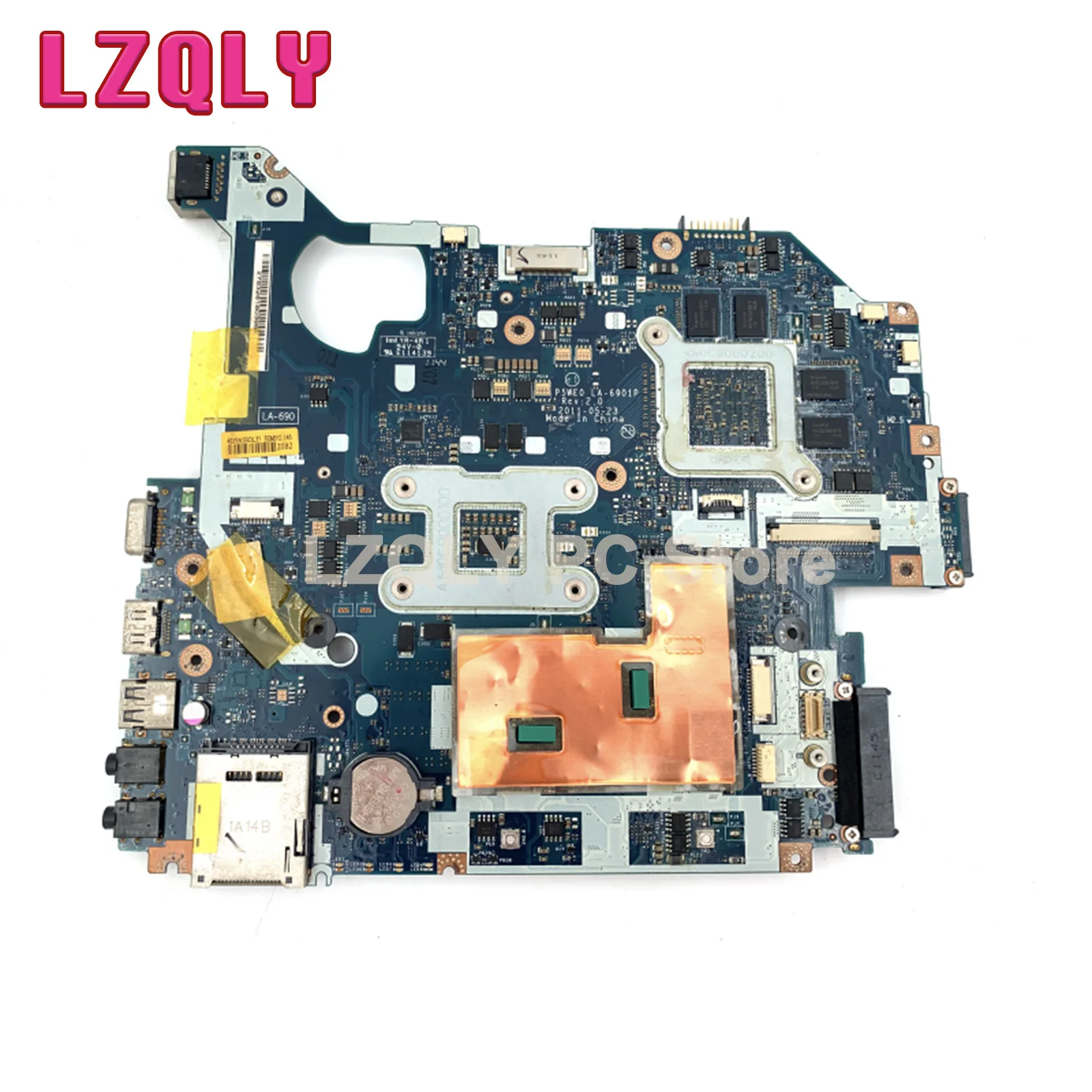 Imagem -02 - Lzqly-placa-mãe do Portátil para Acer Aspire P5we0 La6901p 5750 5750g 5755g pc pn Mbbyk02001 Soquete Pga989 Ddr3 Hm65 Gt630m Gpu 2g