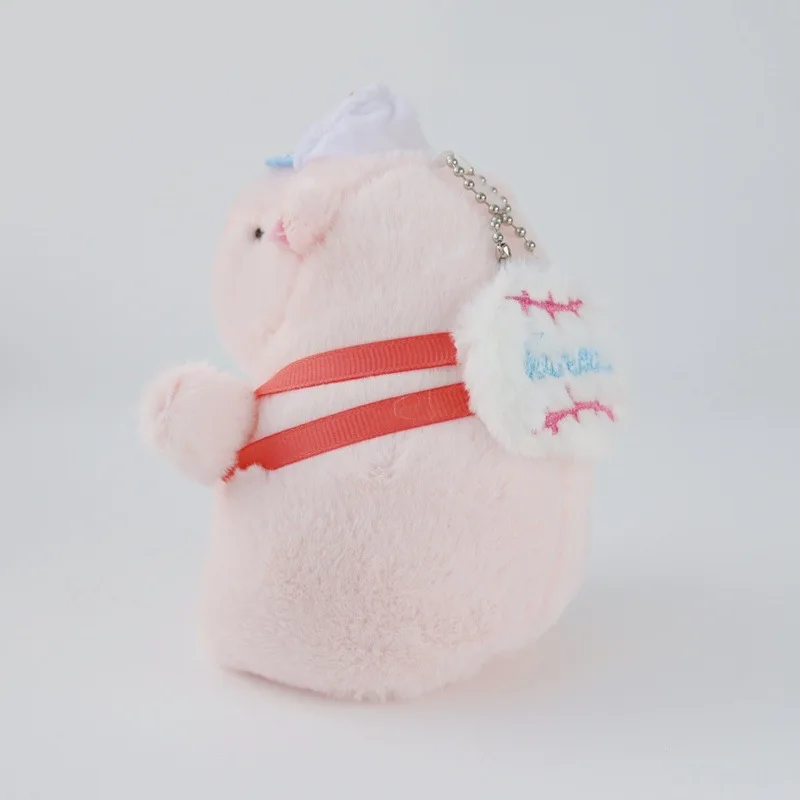 Cartoon Capybara Keychain Plush Capibara Bag Pendant  Cute Kapila Key Chain Desktop Doll Ornament Car Hanging Pendants