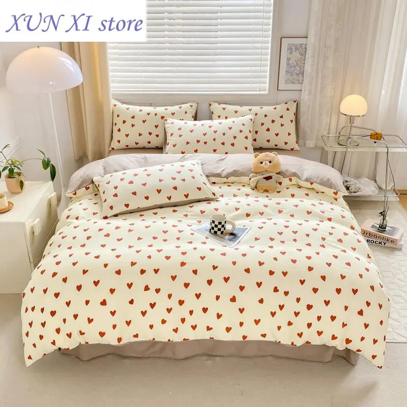 

New 4-piece bedding set comforter set Soft comfortable for be suited to four seasons Suitable for the room dormitory