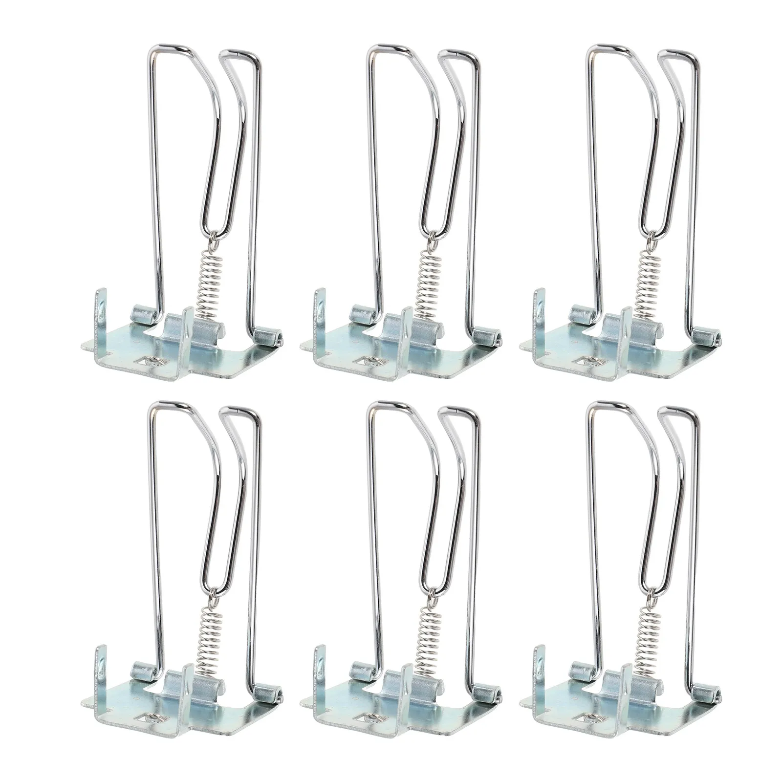 6Pcs Cash Register Tray Clips Metal Money Clips Replacement for Cash Drawer Insert Clamps Cashier Supplies Metal Money Clip