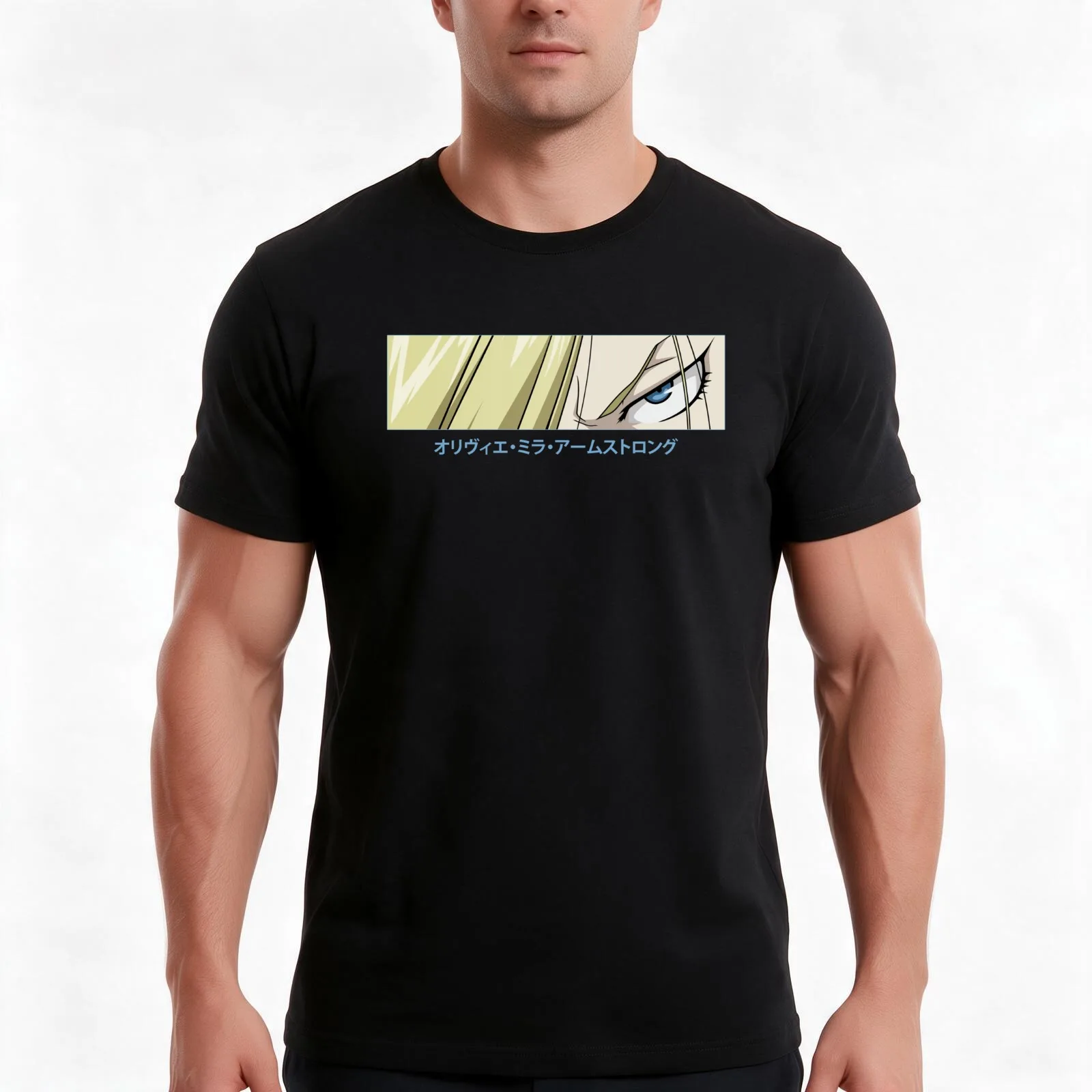 Olivier Mira Armstrong Eyes T-Shirt Summer Casual Cotton Tee Oversized Streetwear Tops Vintage Graphic Print 100% Cotton