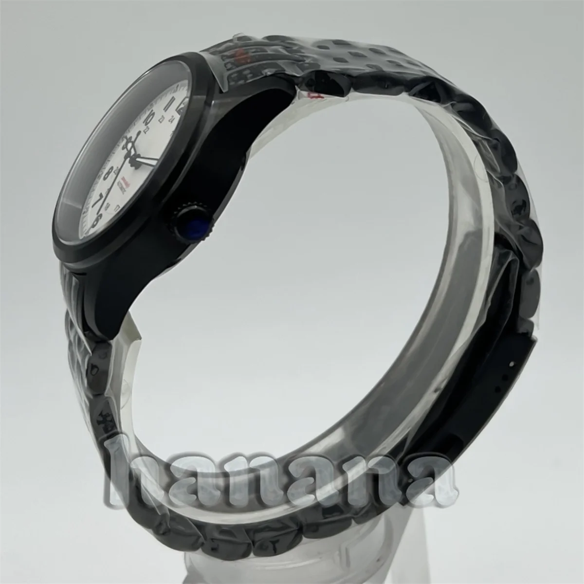 NH35 Механические пилотные мужские автоматические часы 36/39 мм с сапфировым стеклом, черно-белый циферблат, механизм PT5000, браслет из нержавеющей стали