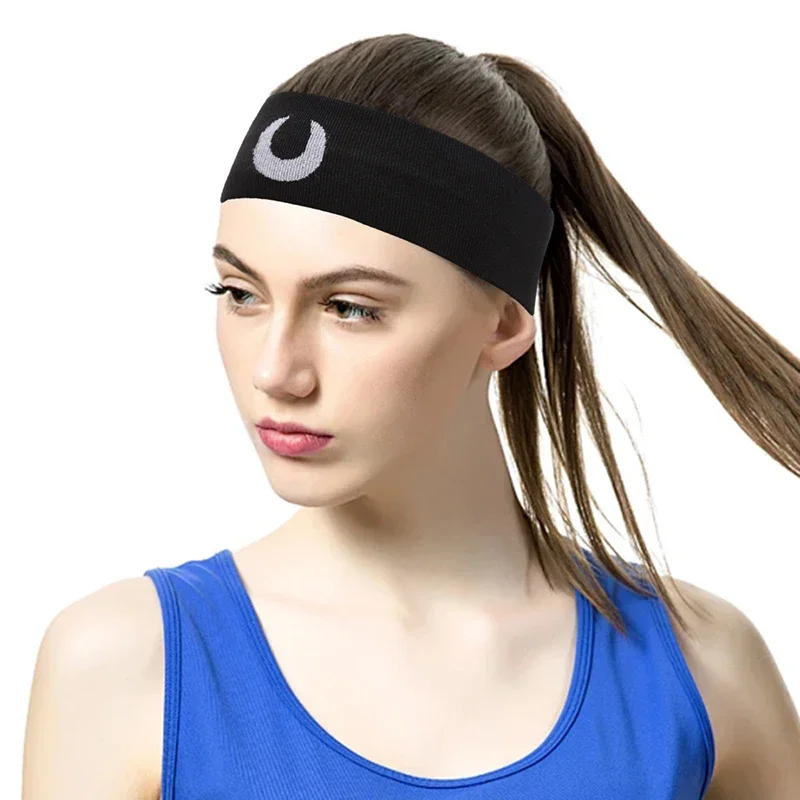 

Fashion Personalized Moon Headbands For Women Girls Non-slip Soft Hair Accessories Yoga Basketball Running Headband Gifts
