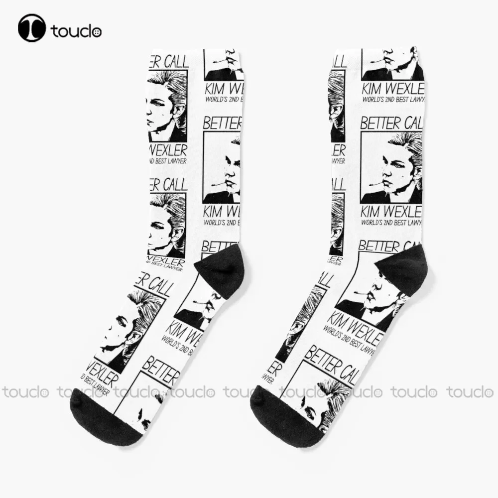 

Better Call Kim Wexler Socks Slouchy Socks For Women 360° Digital Print Christmas New Year Gift Creative Funny Socks Halloween