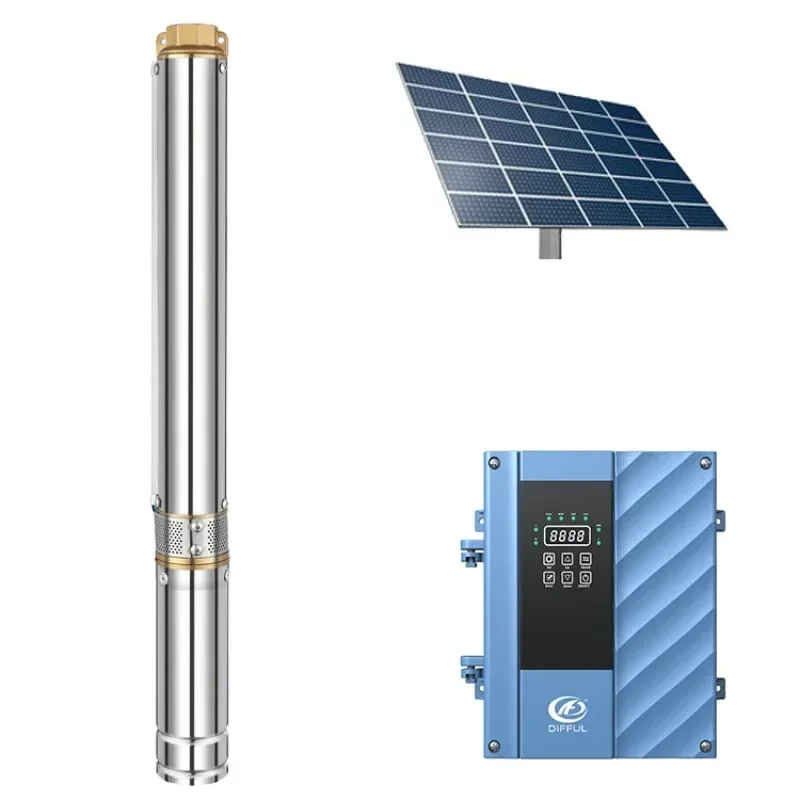 Solar Submersible Pump AC/DC Solar Water Pump Eco-Friendly Renewable Energy Pump for Irrigation And Water Supply