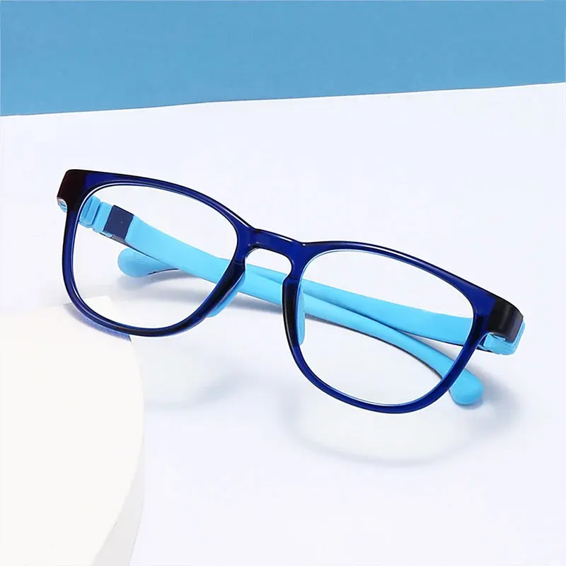 Unbreakable Glasses Children Kids' Glasses Anti Blue Ray Computer Goggles NO Myopia Corrective Lenses Optic Frames