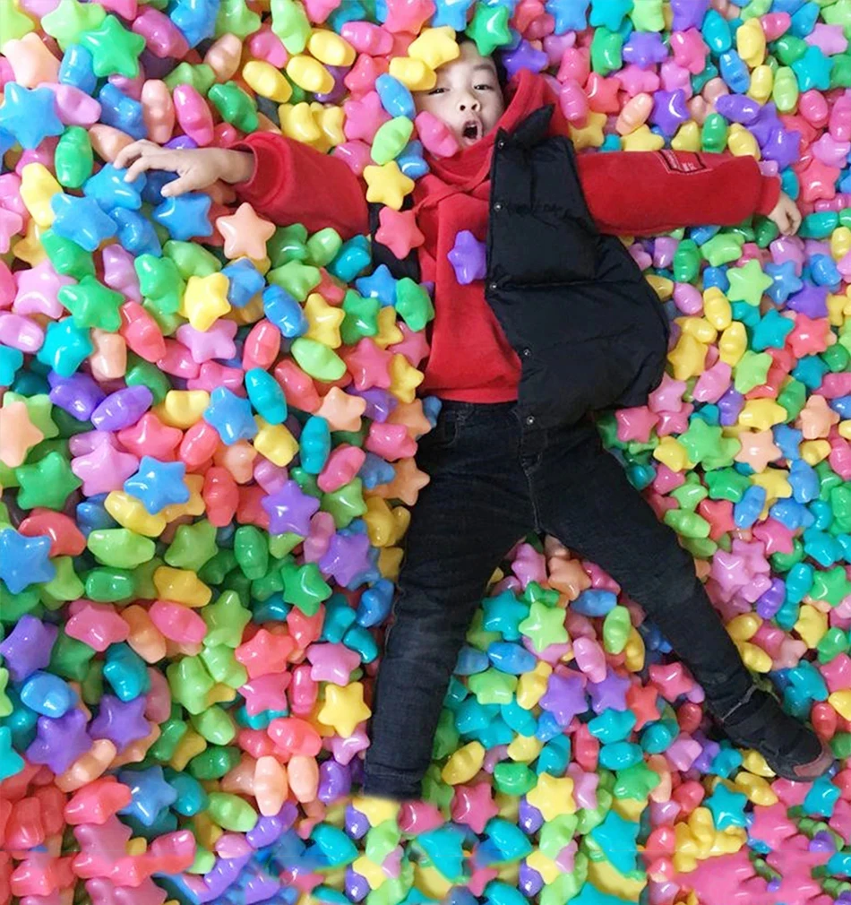 50 pièces balle de Sport en plein Air coloré eau douce piscine océan vague balle bébé écologique Stress Air balle tente jouets pour enfants