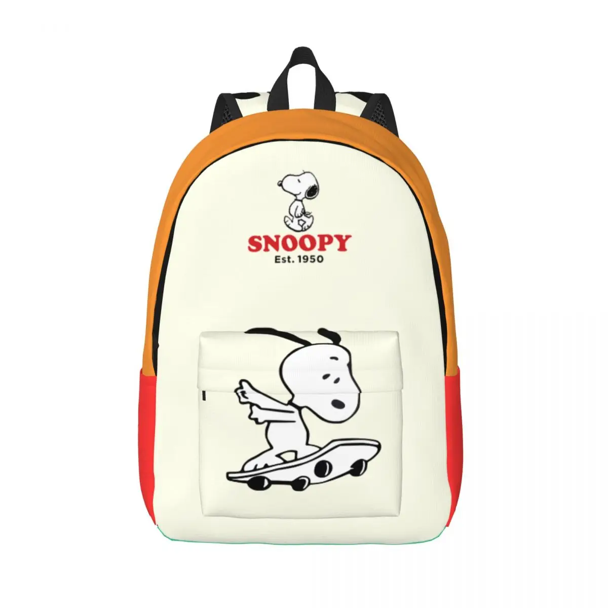 Outdoor Snoopy Peanuts Zipper Closure Light Peanuts Snoopy Daypack Damski plecak urodzinowy