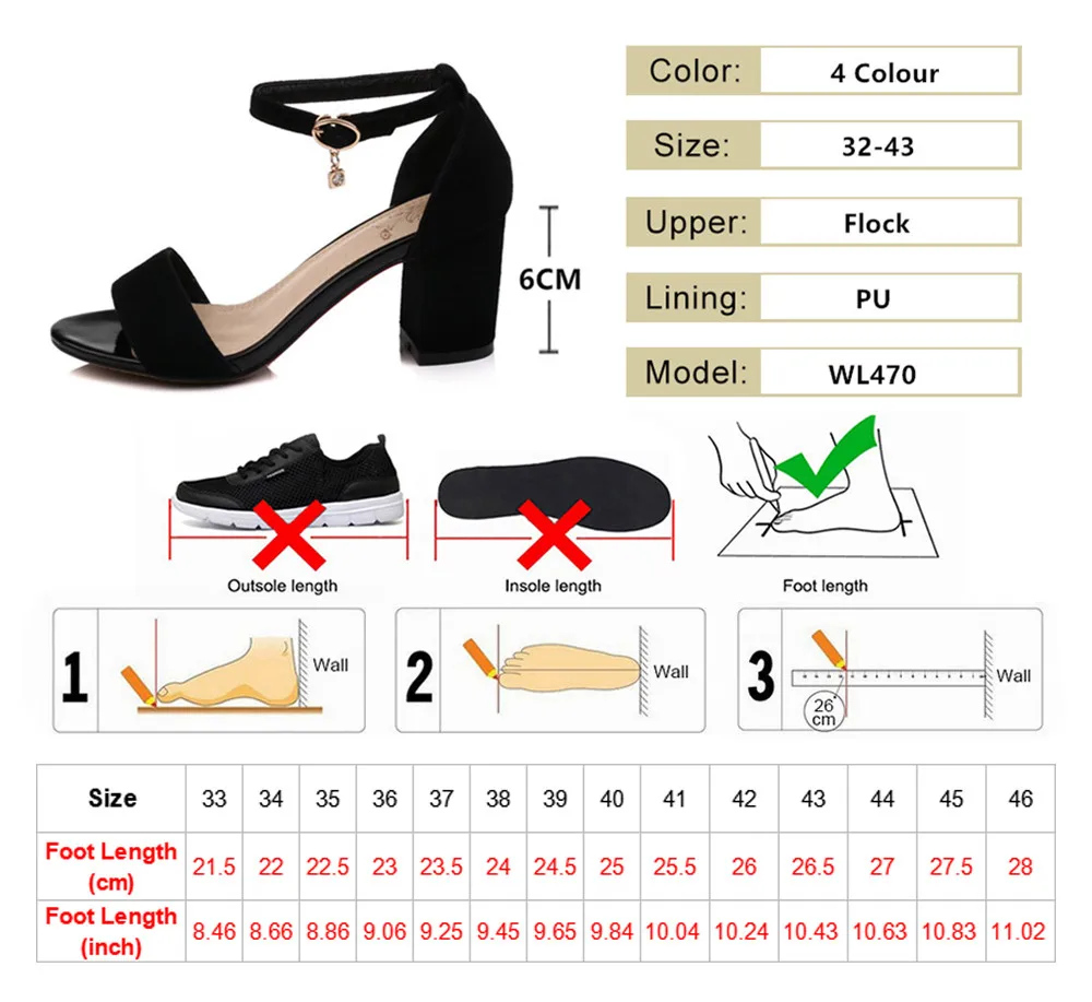 2024 Summer Women High-heeled Sandals Wild High-heeled Shoes with a Word Buckle Roman Gladiator Sandals Office Small Size 32-43