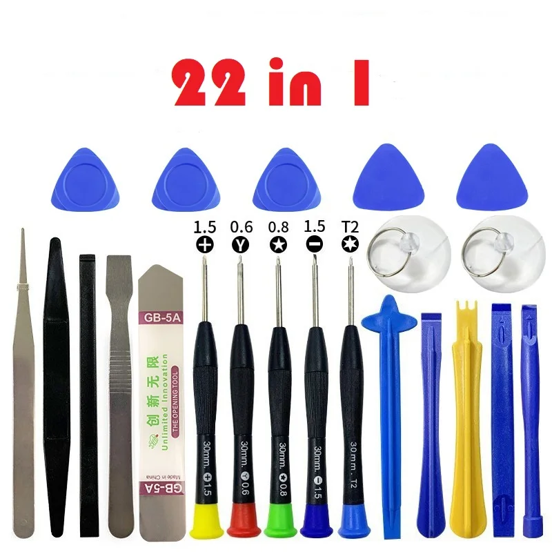 8-24 in 1 Screwdriver Set for iPhone X 8 7 6S 6 Plus 11 Pro XS Hand ToolsMobile Phone Repair Tools Kit Spudger Pry Opening Tool