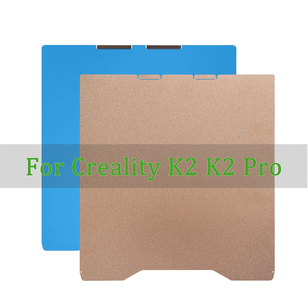 

Double Side Spring Steel Sheet Cold Plate For Creality K2 K2 Pro 3D Printer Hotbed PEI Build Plate For K2 Pro Heatbed Cold Plate