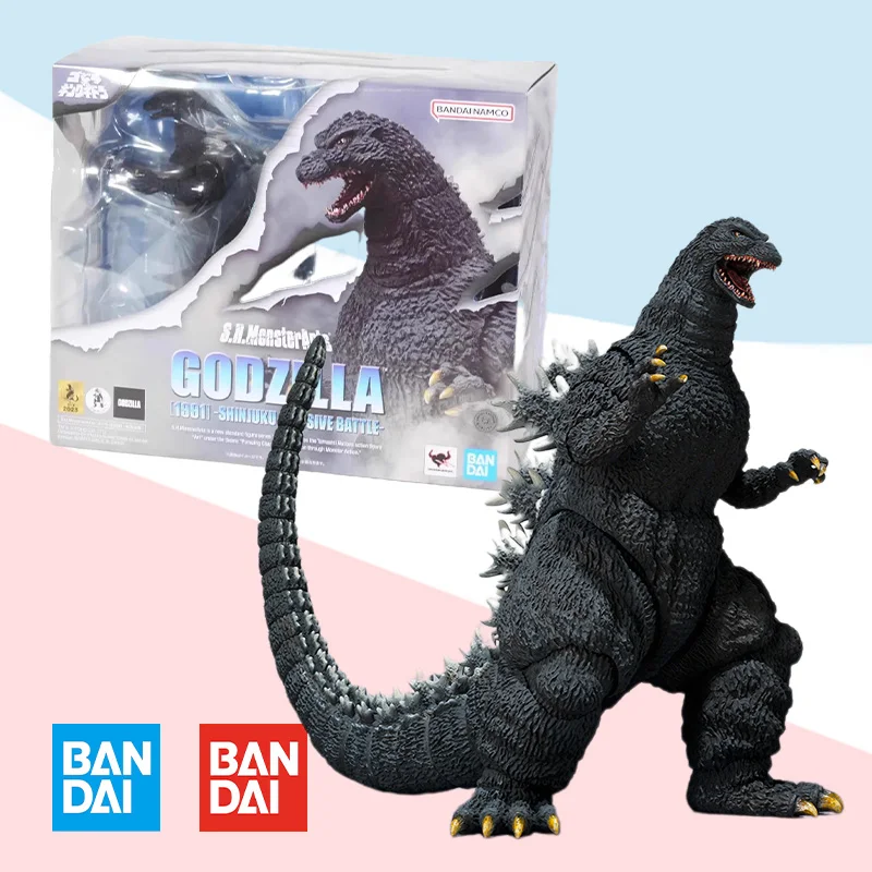 

Bandai Original S.H.MonsterArts SHM GODZILLA 1991 SHINJUKU DECISIVE BATTLE full action anime model kit finished toy gift for kid