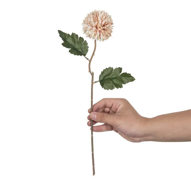 10/15 Stück Künstliche Blumen Seidenkugel Chrysantheme Hochzeits-Brautstrauß Heimtisch Fensterbank Festival-Deko DIY-Geschenk Bühnenrequisiten – Detail 17