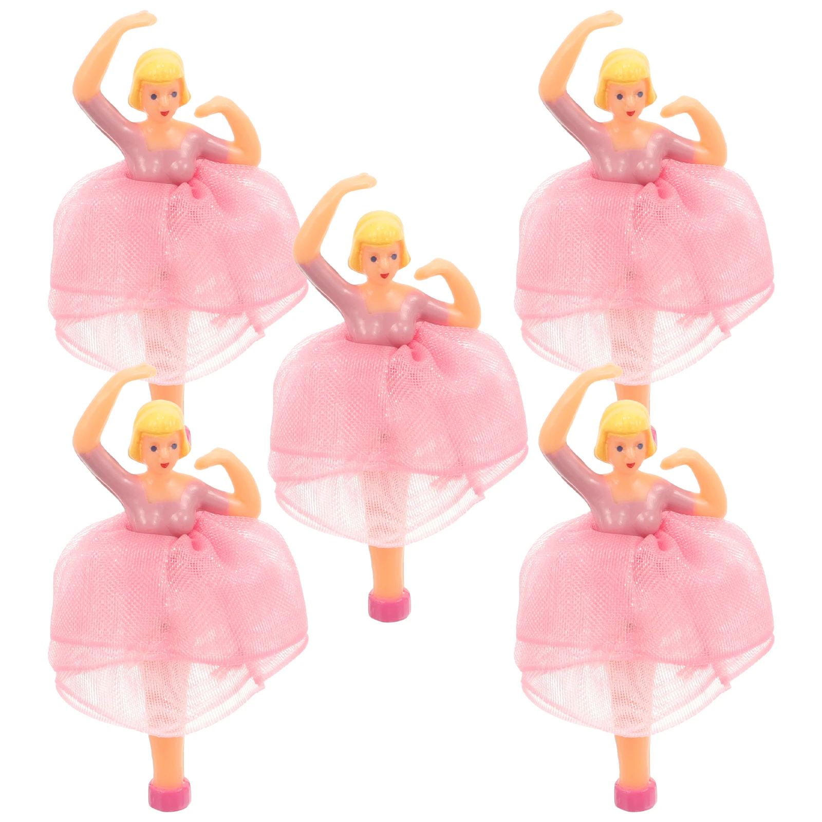 5pcs Music Box Ballet Dancer Decor Figurine Ornament Princess Music Box Princess Dance Accessories Decoration