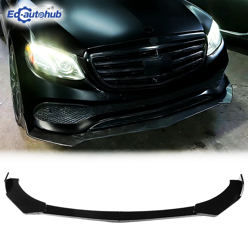 

For Mercedes Benz W205 W204 W211 W213 C-Class E-Class Front Lip Splitter Spoiler Auto Accessory Enhanced Vehicle Look