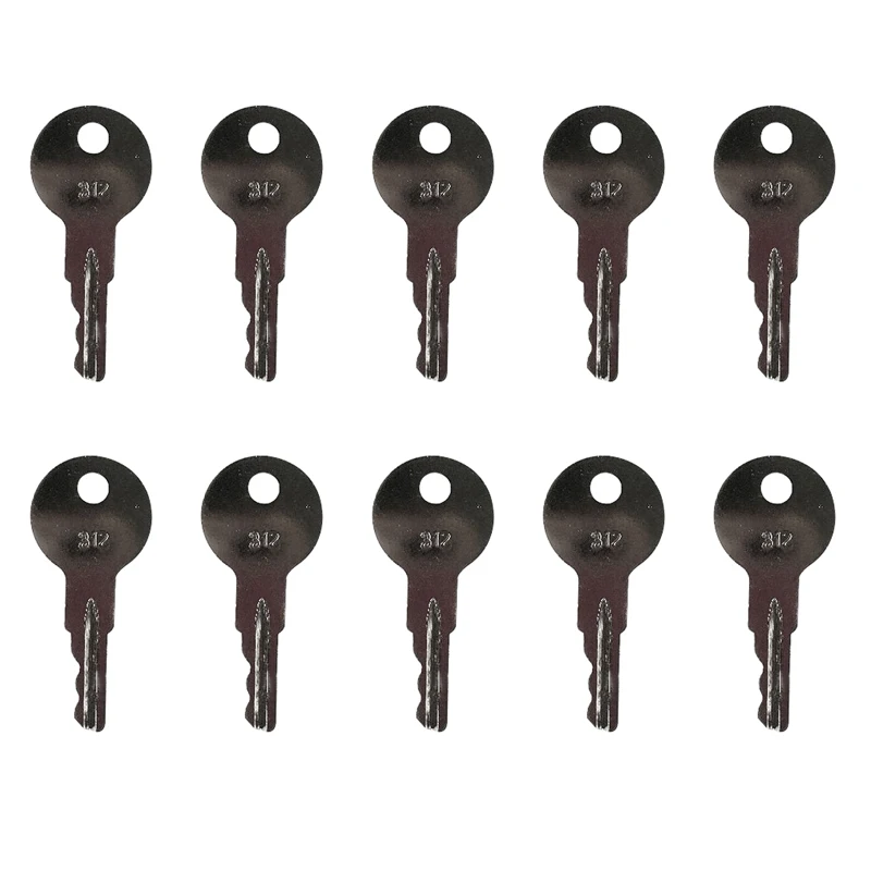 10PC Ignition Start Keys Compatible with Link-Belt lifts