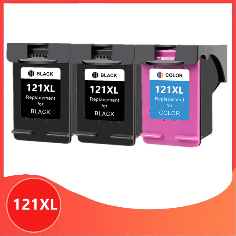 Re-Manufactured 121XL Cartridge Replacement for HP121 HP 121 XL Ink Cartridge for Deskjet D2563 F4283 F2423 F2483 F2493