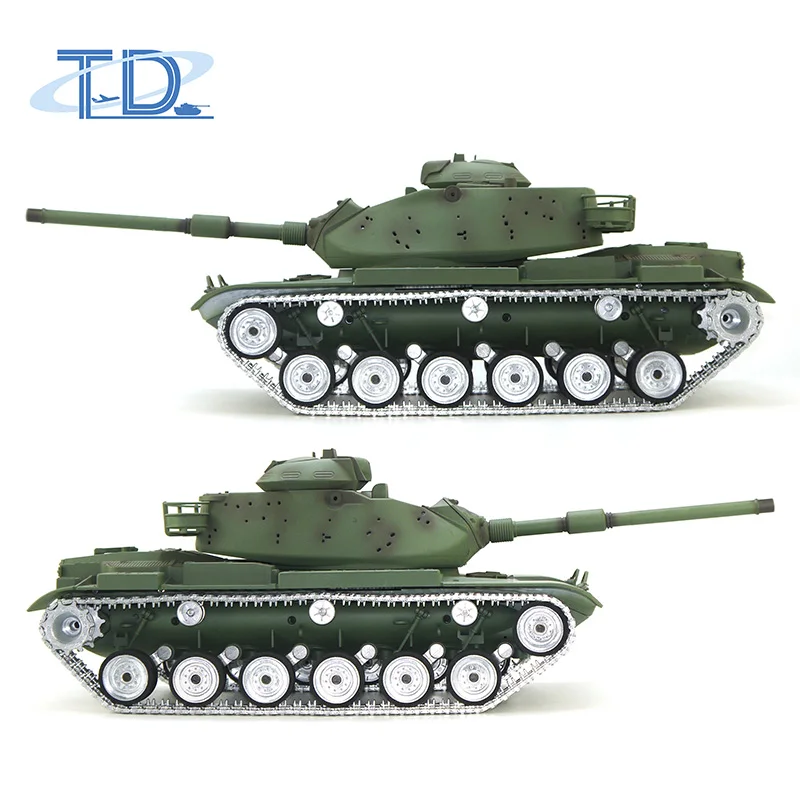 TD M60A3 USA 1/16 RC Tank Remote Control BB Infrared Battle Tanks Metal Wheel Barrel Recoil Model Toys for Boys TH23292